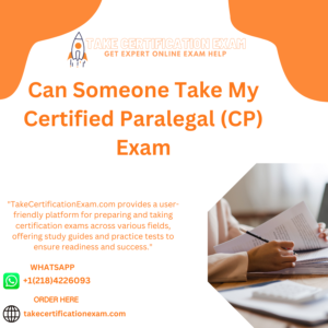 Can Someone Take My Certified Paralegal (CP) Exam