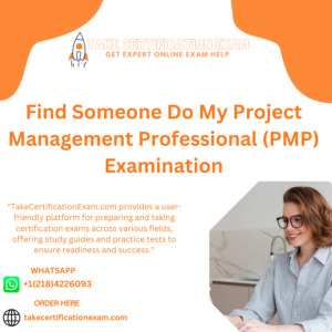 Find Someone Do My Project Management Professional (PMP) Examination