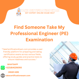 Find Someone Take My Professional Engineer (PE) Examination